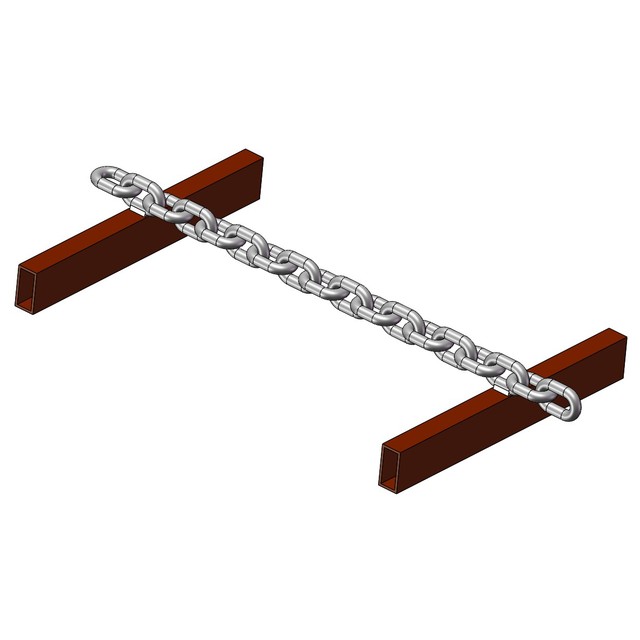 Chaine A. Centrale Tube 50X25X3 référence fournisseur 210021